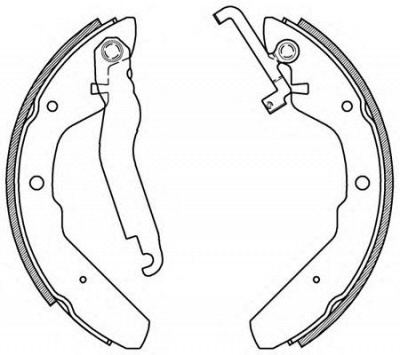 OPEN PARTS bsa215400 -  Комплект тормозных колодок